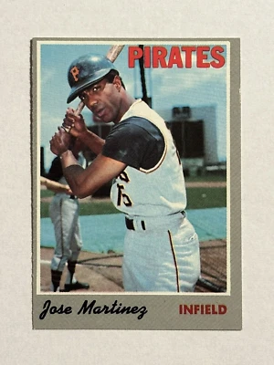 Jose Martinez (#8) - Pittsburgh Pirates - 1970 Topps Baseball - Image 1 of 2