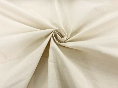 EXTRA WIDE CALICO Fabric Natural Loomstate Flecked Cotton 94" Wide Material - Image 1 of 3