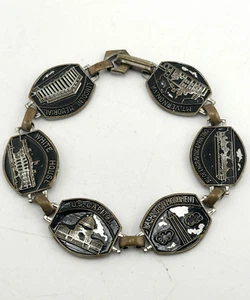 Vintage Washington DC Capitol Monuments Souvenir Bracelet - Picture 1 of 6