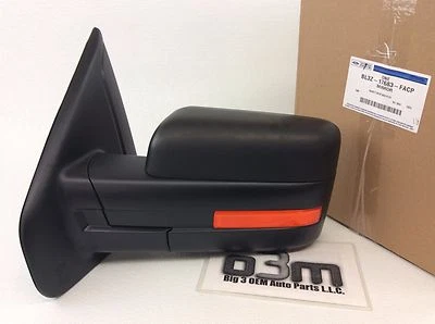 Espejo retrovisor lateral izquierdo del conductor 11-14 Ford F-150 eléctrico plegable memoria atenuada automática OEM Foto 1 de 3