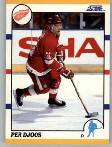 1990-91 Score Rookie/Traded #107T Per Djoos Red Wings  - Picture 1 of 1