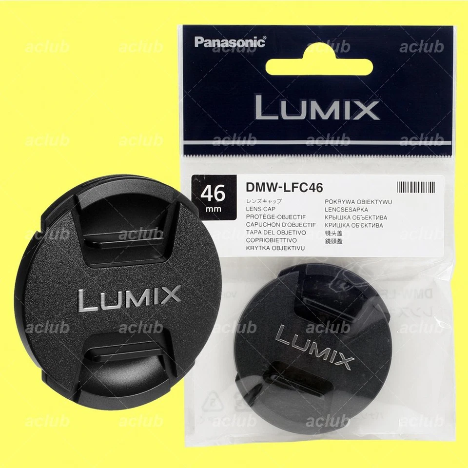 Panasonic DMW-LFC46 Front Lens Cap 46mm Lumix G Lens Dust Cover Protector - Image 1 of 1