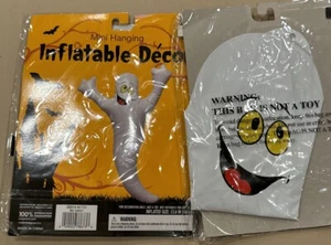 "Lote de 2 decoraciones inflables fantasmas de Halloween 23,6"" nuevo en paquete" - Imagen 1 de 1