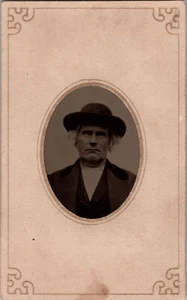 Old Timer, Man "Charles Carpenter", Eureka, CA - 1864 Antique Tintype Photo - Picture 1 of 5