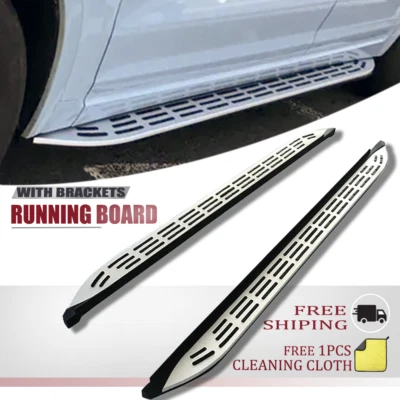 Tabla de correr fija compatible con Nissan Murano 2015-2024 barra Nerf escalón lateral 2 piezas Foto 1 de 4