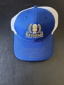 New 2024 Old Chicago Beer Tour MVB Blue Mesh Snapback Trucker Hat Cap - Picture 1 of 6