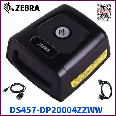 Zebra DS457-DP20004ZZWW 1D/2D Imager Fixed Mount Barcode Scanner+USB/RS232 Cable - Image 1 of 4
