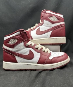 NIKE Air Jordan 1 Retro High OG "Artisanal Red" Team Red White SZ4.5Y FD1437-160 - Picture 1 of 15
