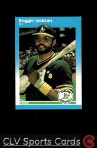 Baseball sports Fleer Reggie Jackson Oakland Athletics - Picture 1 of 2