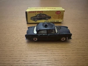 Vintage Dinky Toys 256 Police Patrol Car with Original Box Circa 1960 - Picture 1 of 5