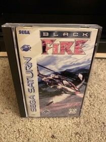 Black Fire Sega Saturn CIB Complete w/ Manual Reg Card Authentic Tested Nr. MINT