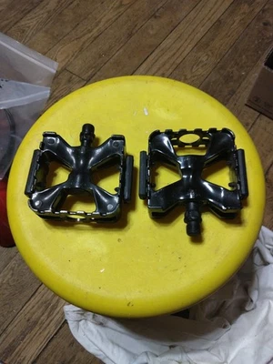 Schwinn Stingray 9/16" OCC Chopper Pedals  BLACK VERY NICE - Image 1 of 4