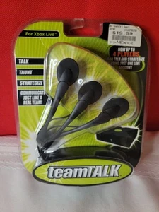 Configuración de auriculares DATEL Design XBOX LIVE Teamtalk para 4 jugadores nuevos de stock - Imagen 1 de 2