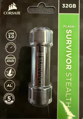 CORSAIR 32gb Survivor Stealth Flash Drive - Image 1 of 2