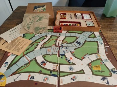 Ancien Jeu De Société. L'autoroute. médaille D'argent Concours L'épine Paris. - Photo 1/4