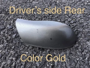 Gold/pewter 02-13 Cadillac Escalade EXT Roof Rack Cap Rear Driver’s Left OEM - Picture 1 of 4