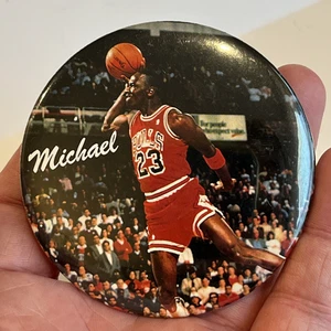 Vintage Michael Jordan Chicago Bulls Dunk Image 3" Basketball Pin - Bild 1 von 15