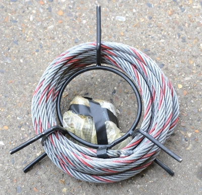 10 Metres x 16.3mm Tractel Tirfor Maxiflex Wire Rope for Winch Cable Pullers