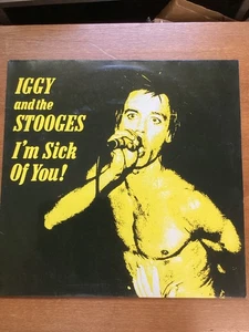 Iggy Pop & The Stooges - I'm Sick of You - German White Vinyl 1987 - EX/VG + - Picture 1 of 7