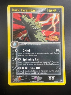 Dark Tyranitar - 19/109 - Pokemon Ex Team Rocket Returns Reverse Holo NM - Image 1 of 2