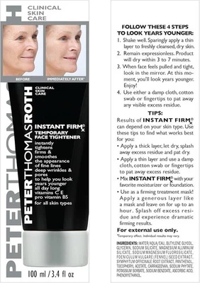 Peter Thomas Roth Instant Firm Temporary Face Tightener Cream - 3.4oz/100ml - Image 1 of 3