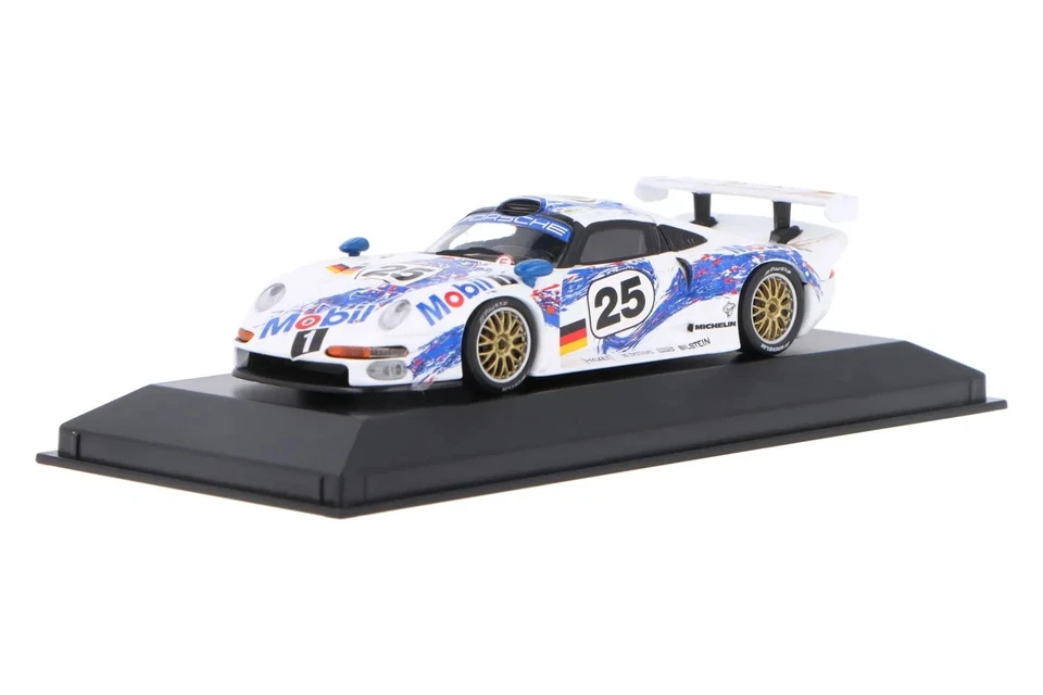 1/43 PORSCHE 911 GT1 #25 24H LE MANS 1996 BOUTSEN STUCK WOLLEK MINICHAMPS - Immagine 1 di 1