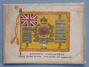 a103 Regimental Colours & Crests Silk 16cms x 12cms - Picture 1 of 1