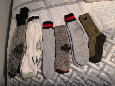 (6) Pair Mens Outdoor Tall Long Over the Calf Boot Socks Realtree - Image 1 of 2