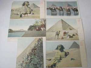6 POSTALES DE EGIPTO TEMPRANO - Imagen 1 de 4