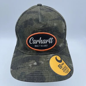 Carhartt Camouflage SnapBack Canvas Built To Last Hat MODEL AH5214-M NEW - Picture 1 of 6