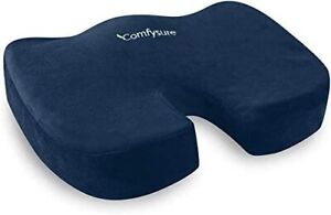 Comfysure Memory Foam Car Seat Cushion Lower back support pillow - Blue