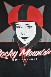 Rocky Mountain Roller Punks Roller Derby T Shirt Womens size XS - Picture 1 of 5