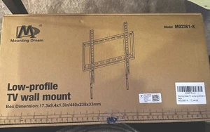 Low Profile TV Wall Mount Mounting Dream MD2361-K for 26"-55" TVs - Picture 1 of 4