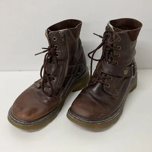 Dr. Martens Doc Gamma Sigma Brown Leather Boots Size UK 6/US 8/EU 39 (D5) W#666 - Picture 1 of 13