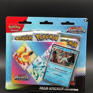 Pokemon Prismatische Entwicklungen Tech Sticker Kollektion Deutsch NEU - Bild 1 von 2