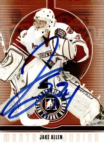 Jake Allen - Signed 2008-09 In The Game Between The Pipes Future Stars #18 - Picture 1 of 2