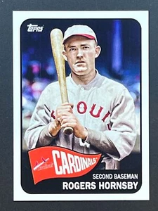 ROGERS HORNSBY 2023 Topps Archives 1965 Design #127 St. Louis Cardinals HOF - Picture 1 of 2