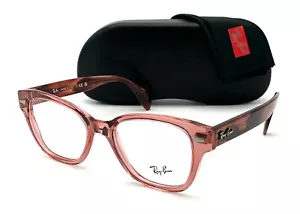 Gafas Ray Ban RX0880 8177 rosa transparente/lente de demostración 52 mm RB0880 - Imagen 1 de 4