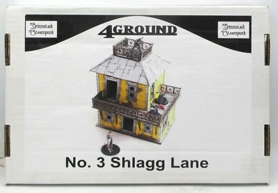 4Ground 32S-GRM-103 No. 3 Shlagg (Grimmstack Steampunk) House 32mm Terrain Kit - Image 1 of 4
