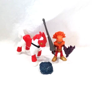 Fisher Price: Imaginext - Samurai Krieger & rotes Pferd Figuren Ritter Rüstung - Bild 1 von 6