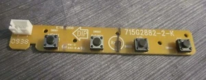 HP W2338H 23" Computer Monitor Replacement Button Board 715G2882-2-K - Picture 1 of 3