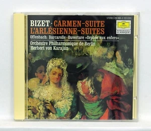 KARAJAN - BIZET carmen & l'arlesienne suites OFFENBACH - DGG CD full silver NM - Imagen 1 de 2