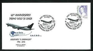 Italia Repubblica - Orio Al Serio ( Bergamo ) : Anniversario 1° volo di linea - Picture 1 of 1