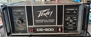 UNTESTED Vintage Peavey Model CS-800 2-Channel Commercial Series Power Amplifier - Picture 1 of 11