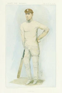 Caricatura de espía Vanity Fair Jack Hobbs 'Un centurión probado' Bateador de cricket. WH 1912 - Imagen 1 de 2