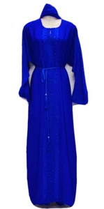 Dubai High Quality Open Abaya/Kimono/Kaftan Muslim Womens Long Maxi Dress NWT - Picture 1 of 3