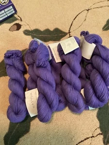 Nashua CREATIVE FOCUS LINEN #3840 Purple 50% Linen 50% Cotton Yarn (8 Skeins) - Picture 1 of 4