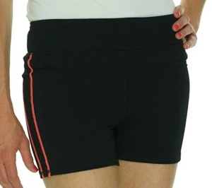 NWT Women’s HUE Athletic Sport Shorts Wicking Lightweight Black - Medium (8-10) - Picture 1 of 9