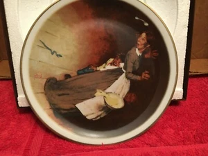 Norman Rockwell "The Snake Escapes" Limited Edition Plate Collectible - Picture 1 of 8