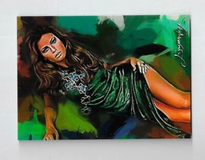 Raquel Welch Signed Giclee Sketch Print Card #21 39/50 2021